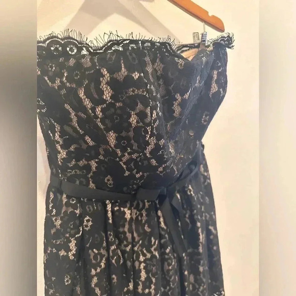 Neiman Marcus | Robert Rodriguez Black Strapless Coctail Mini Dress Size 4 - Picture 8 of 13